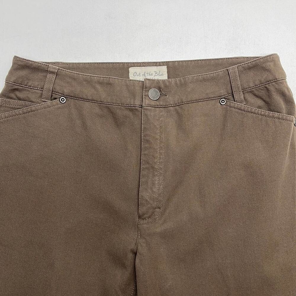 J. JILL OUT OF THE BLUE Women’s 4 Brown Boot Cut Stretch Jeans